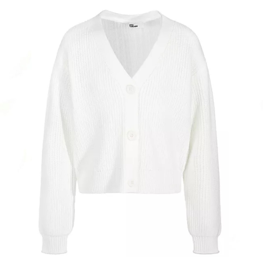 Epic Threads White Cardigan Sweater